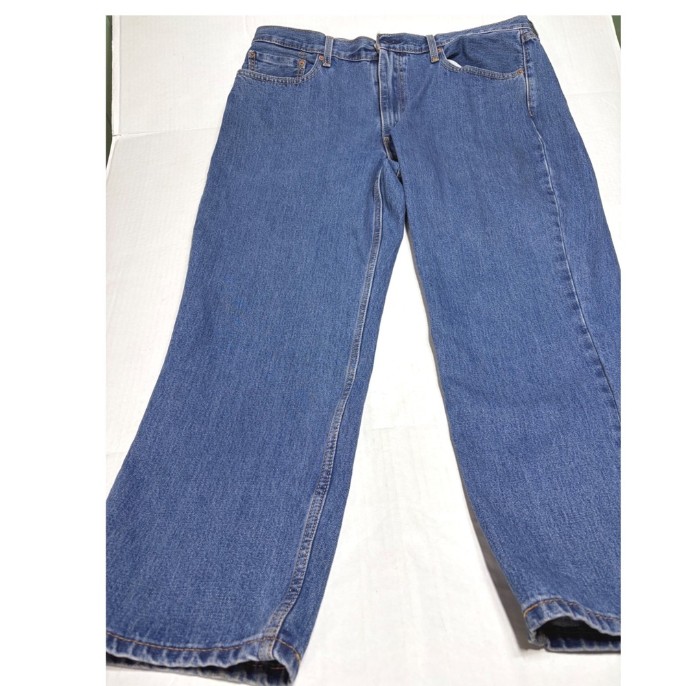 Levi 550 Relaxed Fit Tapered Leg Mens Blue Jeans W38 L29 Medium Wash Denim